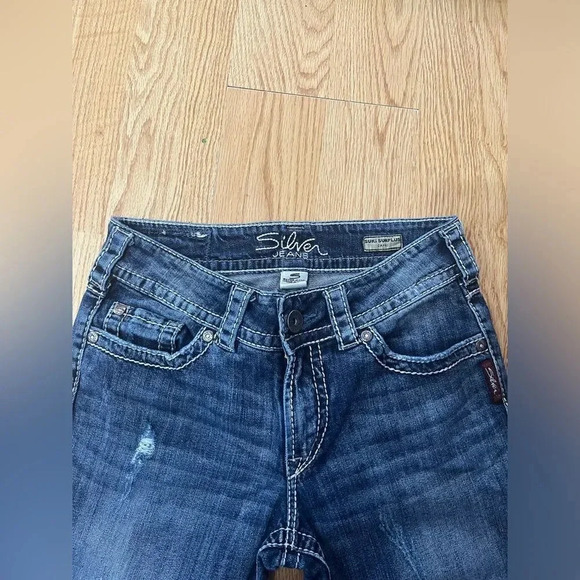 Silver Suki Surplus Capris Jeans Waist 27 - Picture 3 of 13